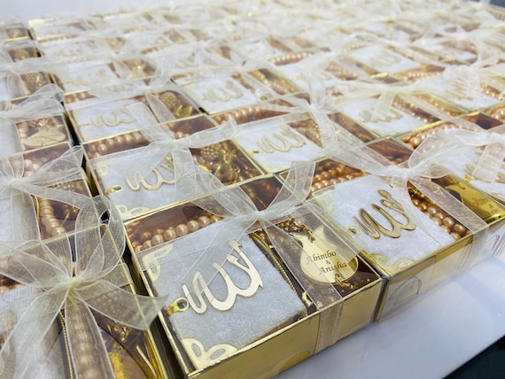 Islamic Gift Set, Islamic Personalized Gifts, Islamic Gifts, Arabic Mini Quran, Pearl Tasbih, Ameen Gifts, Nikkah Gifts, Baby Shower Gift