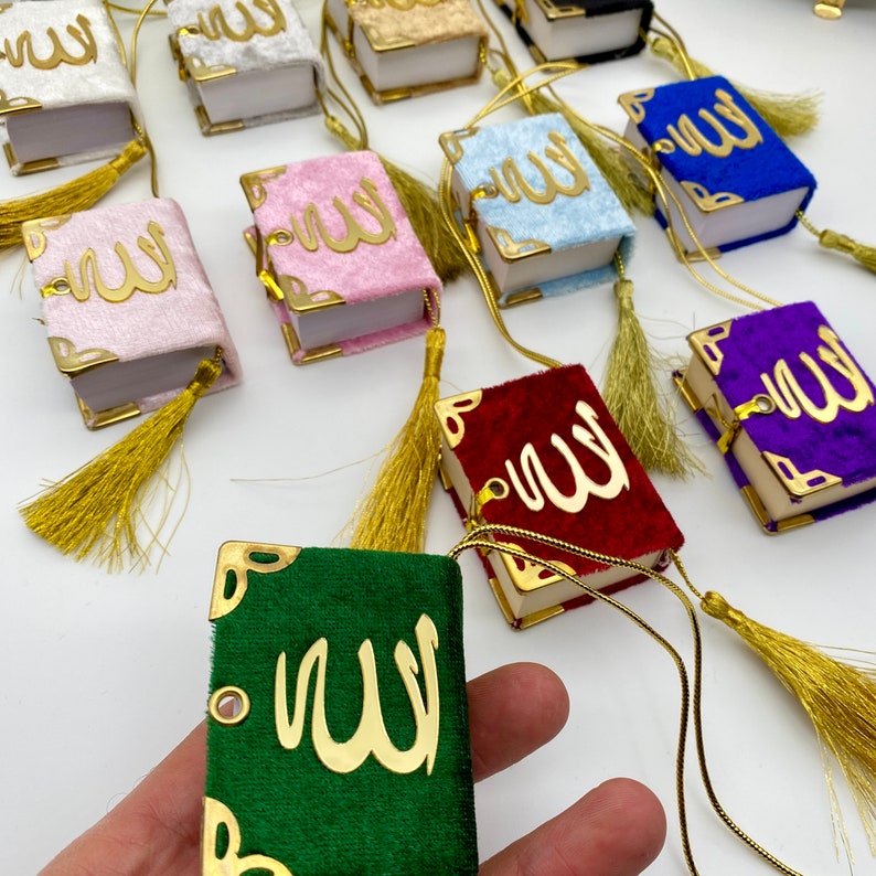 Hanging Mini Quran Quran Car Hanging Mini Quran Favors Holy Etsy