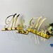 Mr and Mrs Sign Acrylic Mr Mrs Sign Acrylic Wedding Sign - Etsy