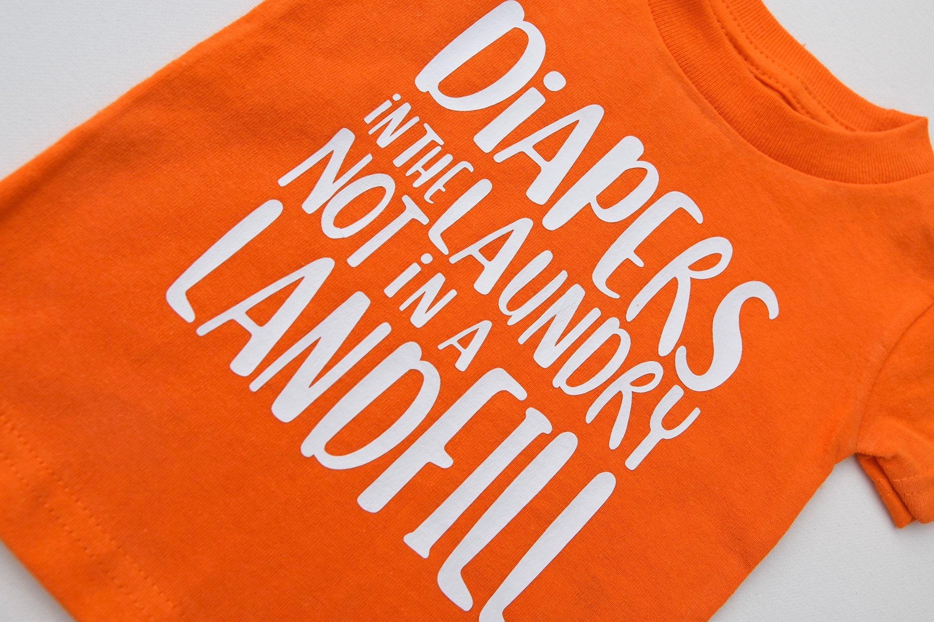 Diapers in Laundry Not in Landfill Tee Cloth Diaper Shirt Etsy