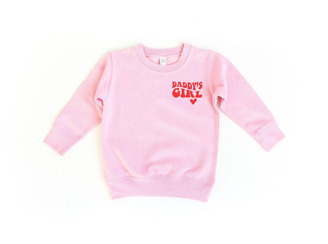 Embroidered Daddys Girl Sweatshirt