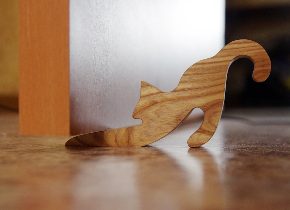 Door stopper door stop doorstop cat doorstop door decor Etsy
