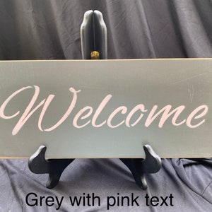 Welcome wall decor wall sign home decor wood sign image 2