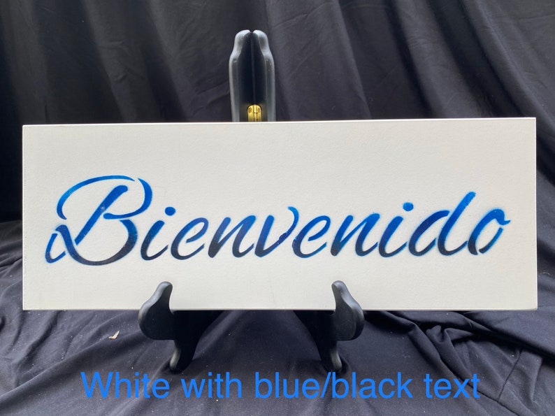 Bienvenido Wall Sign Welcome Home Decor Wall Decor - Etsy