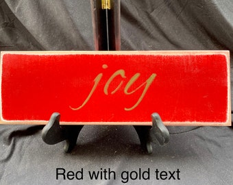 Joy ~  wall sign ~ home decor ~ wall decor ~ wood sign