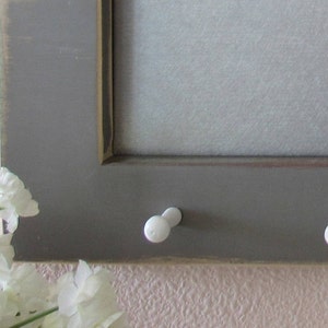 Framed Wire Photo Display with Mini Clothespins display photos / kids artwork / cards and more wall art art display photo frame image 2