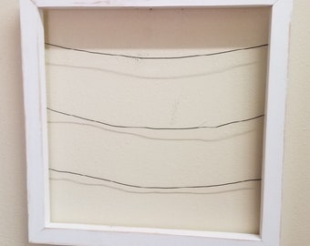 20" Framed Wire Photo Display with Mini Clothespins ~ display photos / kids artwork / cards and more ~ wall art ~ art display ~ photo frame