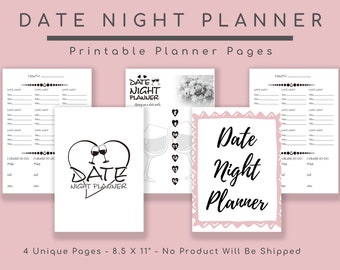 1098~~Date Night Banner Planner Stickers.