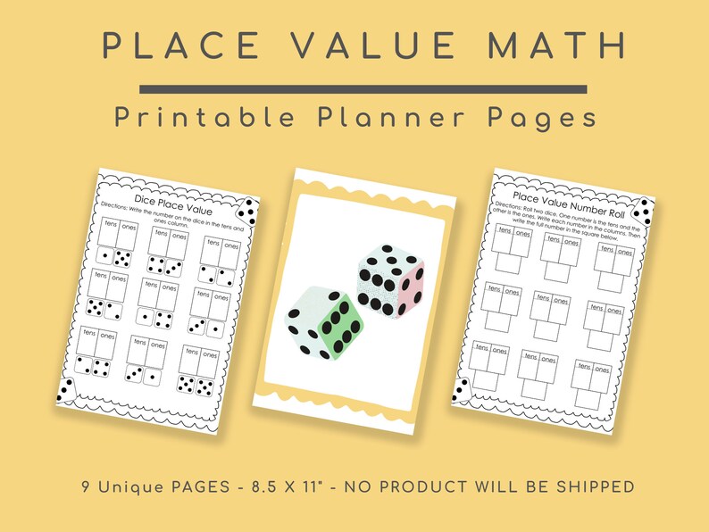Place Value, Math Printable, Homeschool Maths, Counting Numbers ...