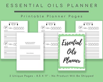 Essential Oils, Diffuser Planner, Anxiety Relief, Blends Planner, Candles and Chakra, Doterra, DIY Guide, Lavender