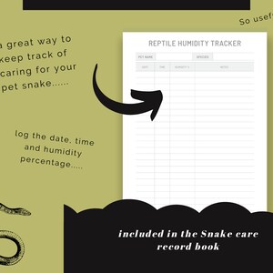 Image showcasing Snake Medical Health, Journal, Printable, Caretaker Gift, Reptile, Ball ...