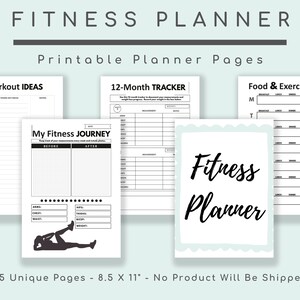 Fitness Tracker Planner, gezondheids- en fitnessmotivatie voor vrouwen, oefeningsuitdaging, doelstellingen voor gewichtsverlies, trainingsschema