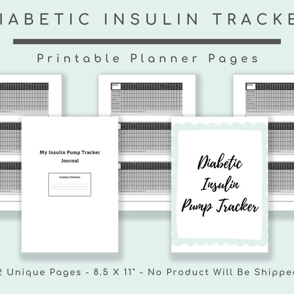 Diabetic Insulin, Pump Tracker, Diabetes Log, Type 1 Medical, Supply Bag, Blood Sugar, Gram Carbs, Closed Loop Delivery