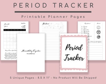 Period Tracker, Menstrual Cycle Calendar, Fertility Chart, Ovulation Tracker, Period Cramps Calendar
