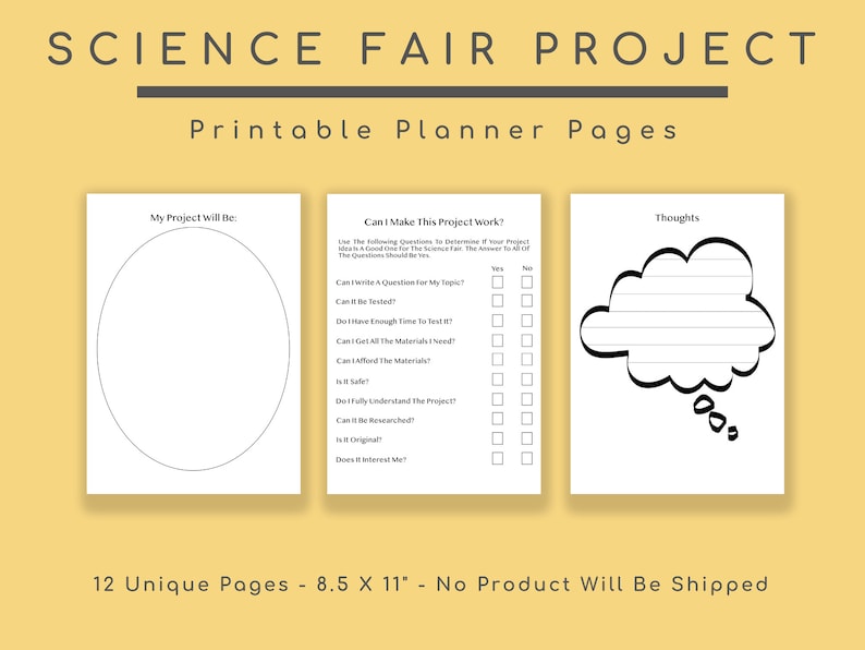 Science Experiment for Kids, Science Fair Project, Journal, Lab Kit