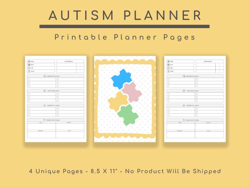 Autism Awareness Puzzle Pieces Autistic Behavior Special - Etsy