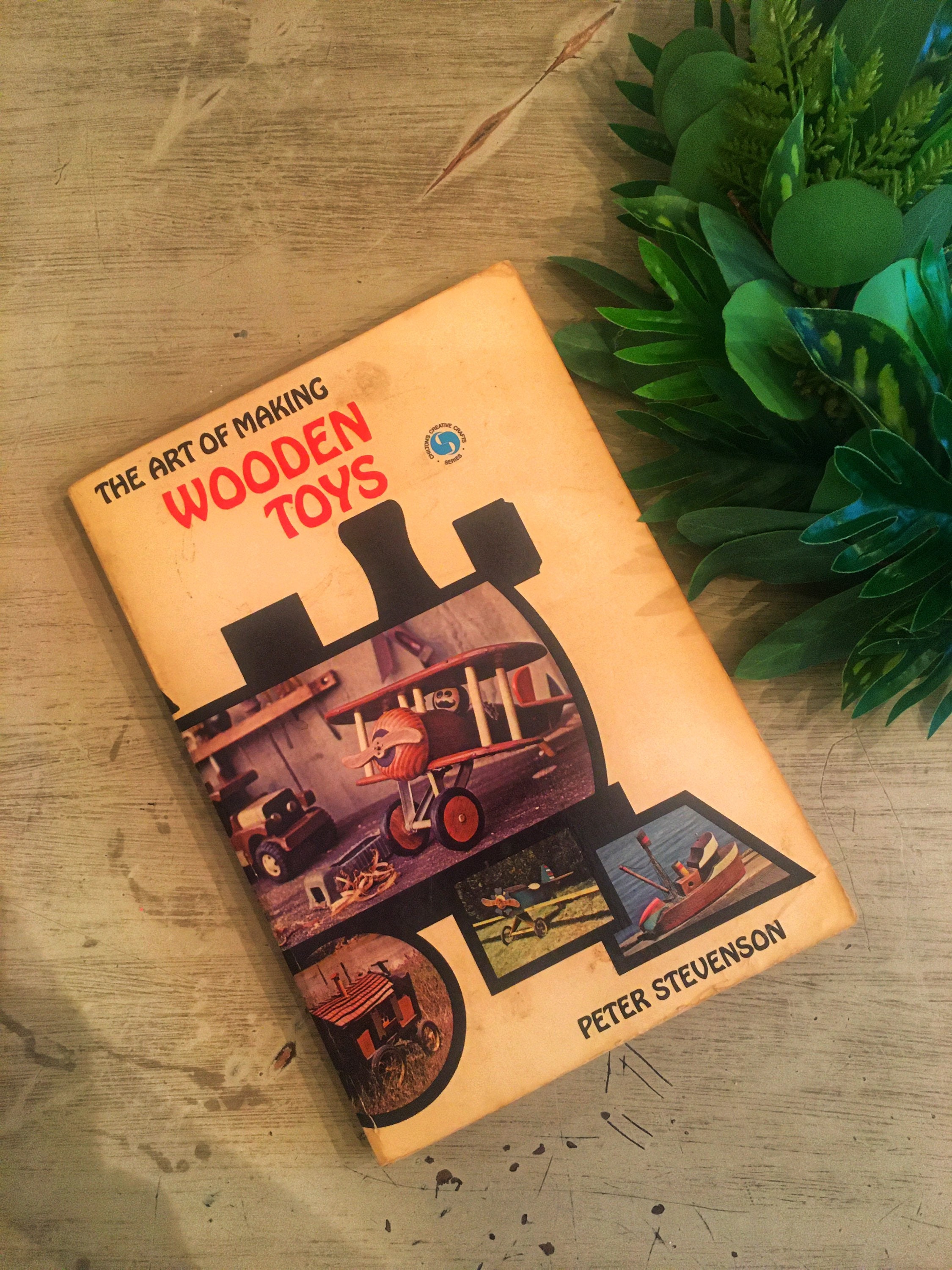 The Art of Making Wooden Toys vintage book on how to make Etsy
