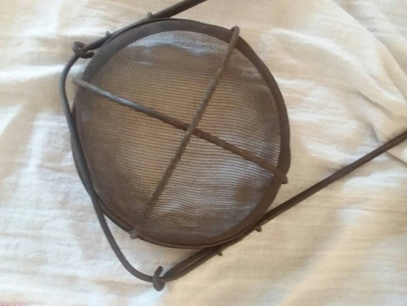 Antique metal sieve antique kitchen sieve kitchen decor