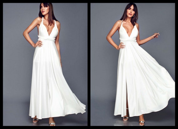 infinity dress wedding gown