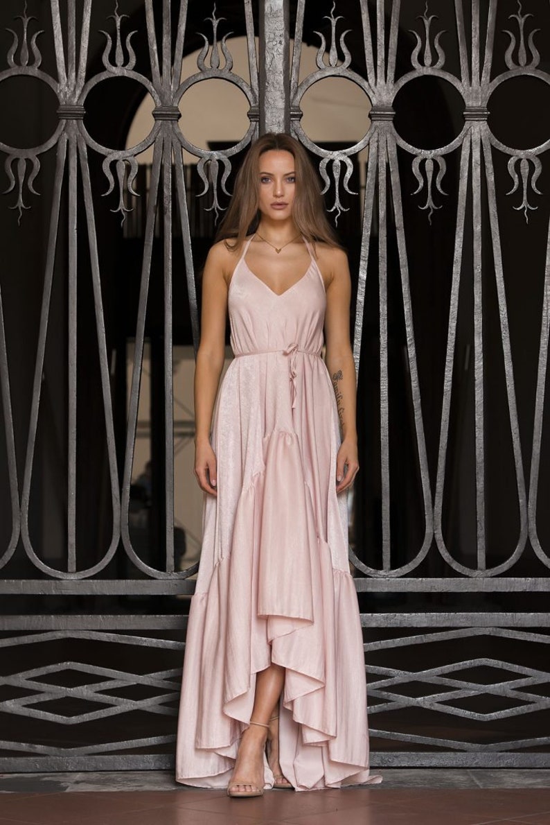 Pink Convertible Dress JUNE Rose Sexy Dress Prom Dress | Etsy