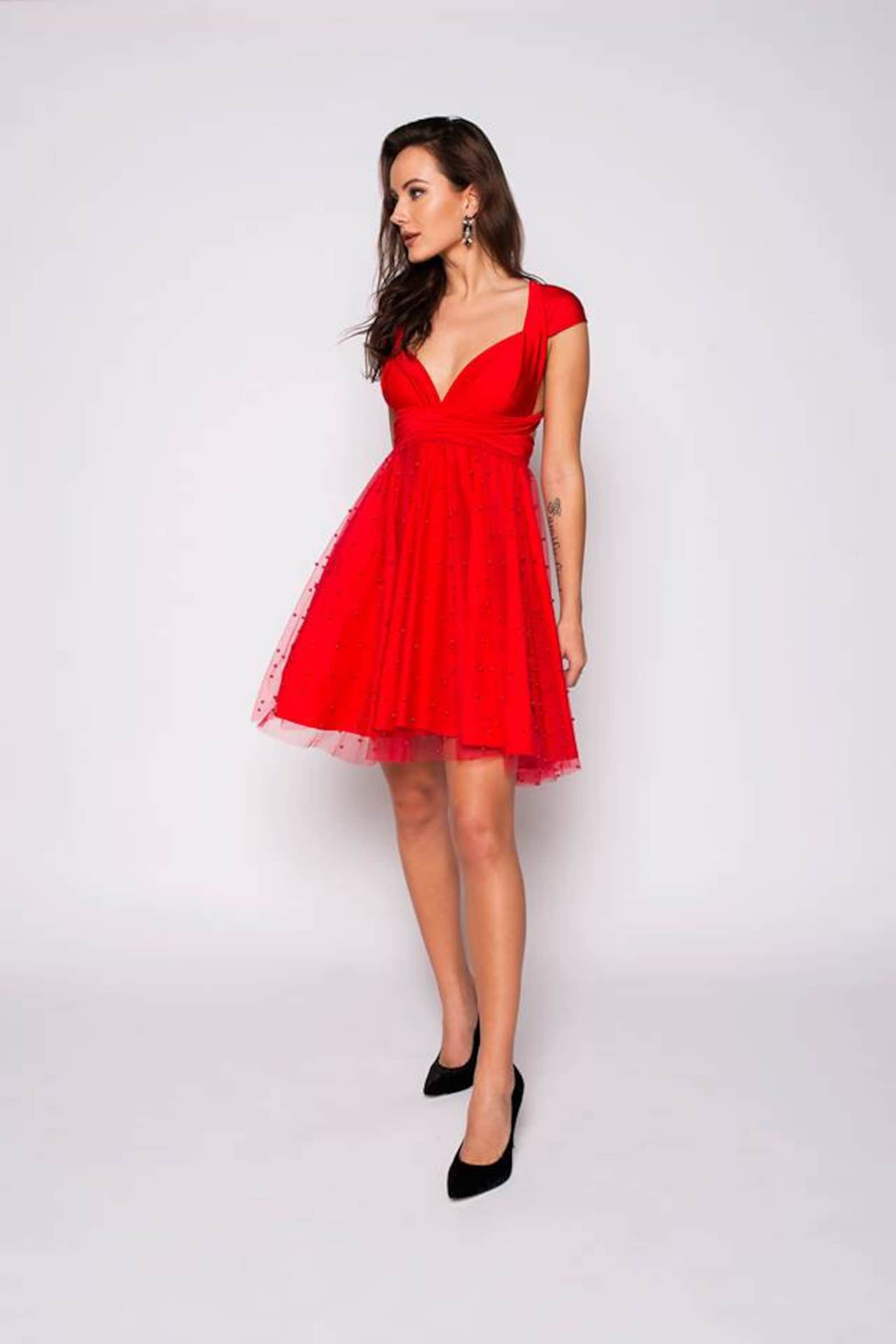 red wedding guest