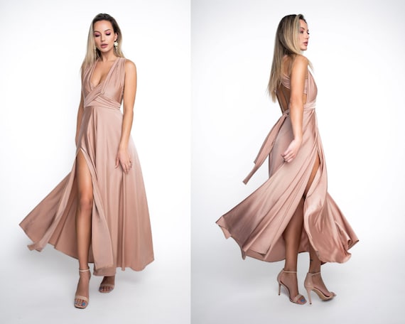 long wedding guest dresses