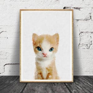 Creche De Lart Impression Caneton Bebe Animal Wall Art Etsy