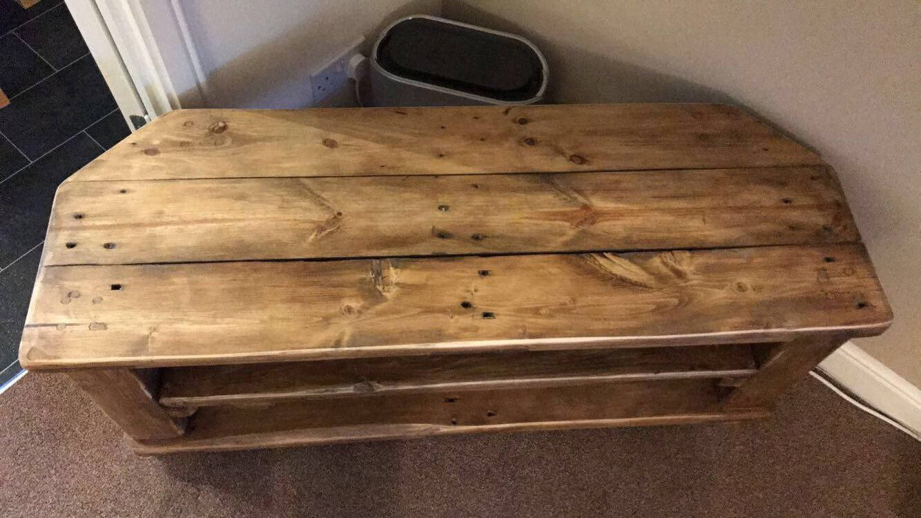 Hand Crafted Corner Tv Unit Etsy