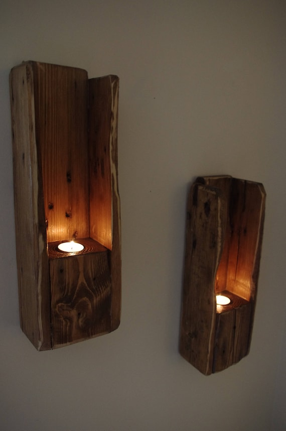 Rustic Candle holders