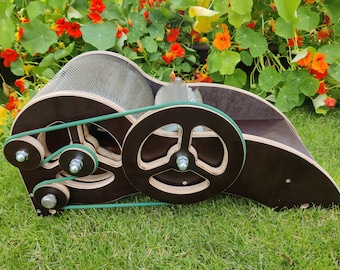 Cardadora de tambor de lana – Manual, 72 TPI