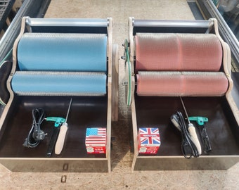 Electric Wool Drum Carder with Brush: 72 TPI, Adjustable Speed, 38cm Batt