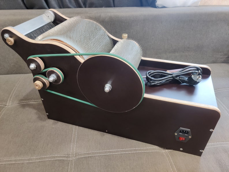 Electric Wool Drum Carder Etsy