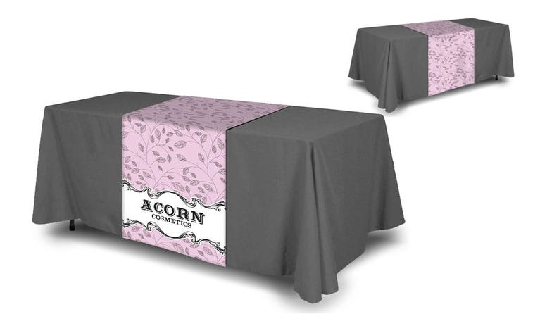 Custom Table Runner 24 X 72 Or 36 Trade Show Image 0