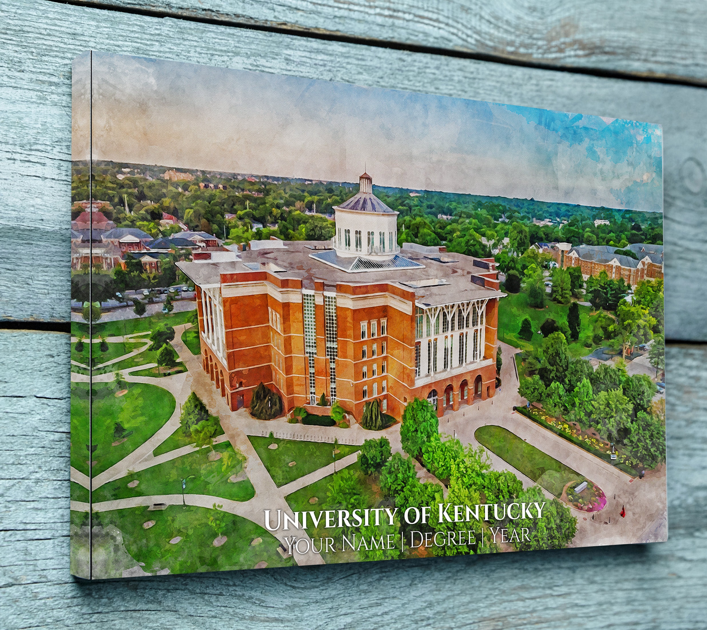 University of Kentucky watercolor. Graduation gift, University of Kentucky , Co - Picture 5 of 6