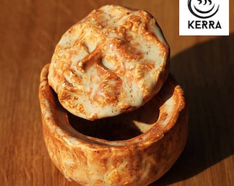 Gaiwan Coppa. Ceramiche di tè unico. Terrecotte artistiche in ceramica Gaiwan «Mandarino» 80ml
