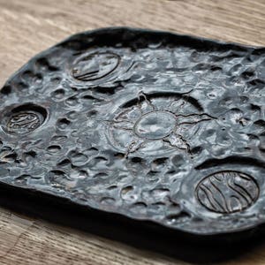 Chaban Tea Table Tray Handmade &quot;Solar&quot; Tea Board Ceramic