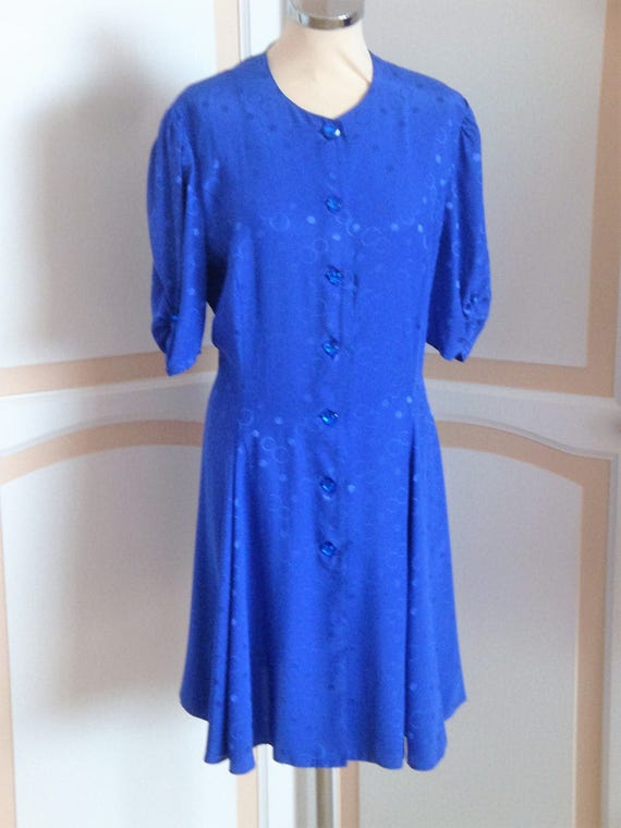 cobalt blue dress size 16