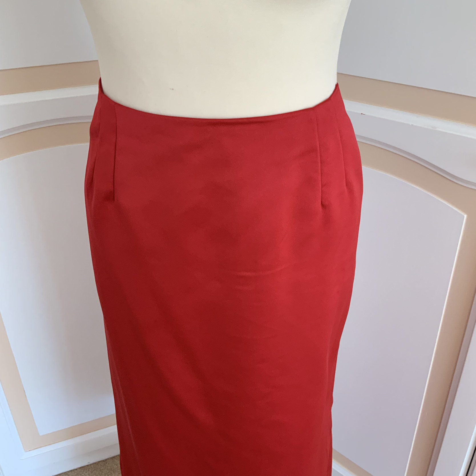 Debut Debenhams Red Evening Skirt size 14 Etsy