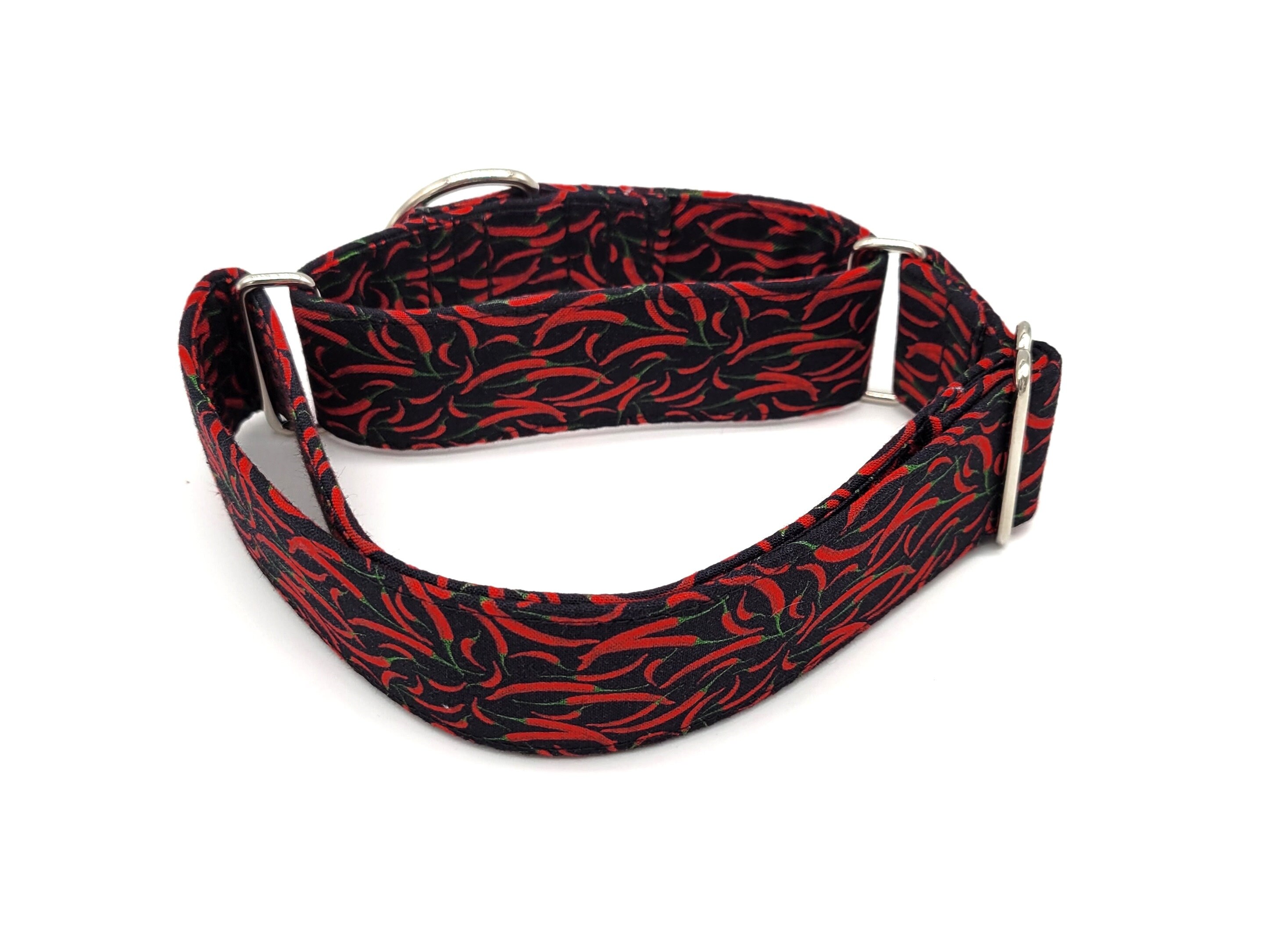 Red Chili Peppers Dog Collar Mexican Food Collar Hot Chili Etsy