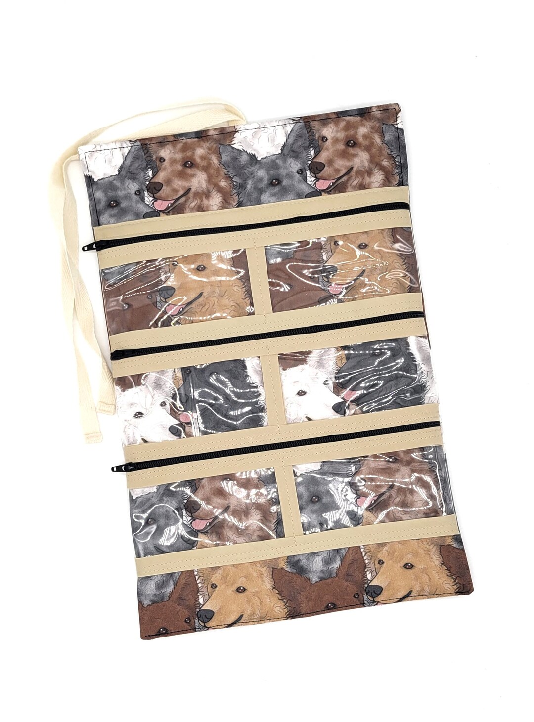 Mudi Portait Pack Dog Show Lead Organizer Zipper Pockets Etsy