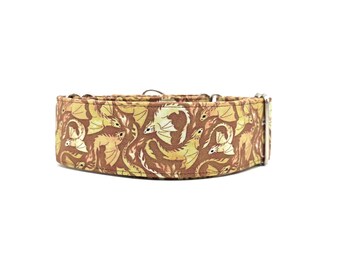 Golden Orange & Yellow Dragons Dog Collar