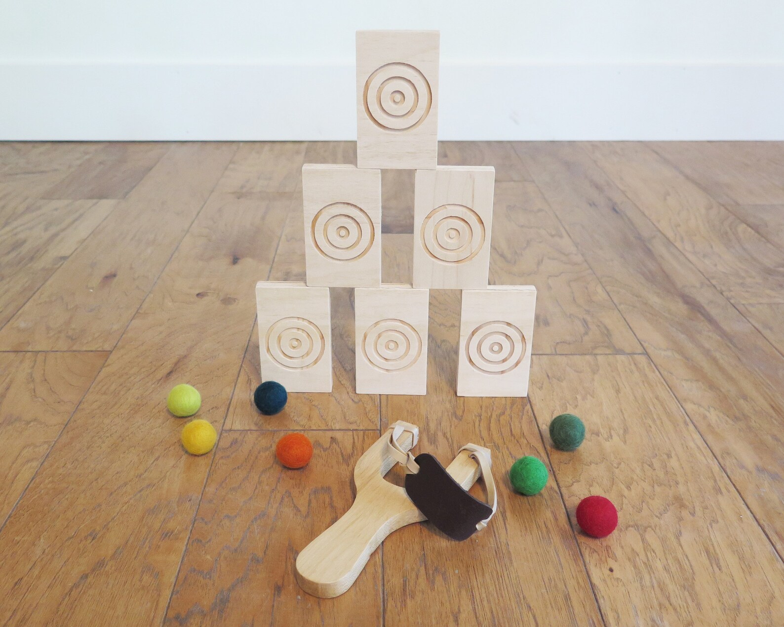 Wood Slingshot Targets // Kids Birthday Gift Toy Slingshot Etsy