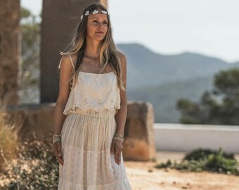 bohemian hippy dress