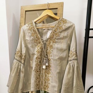 Blusas estilo hippie sale