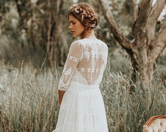 etsy white lace dress