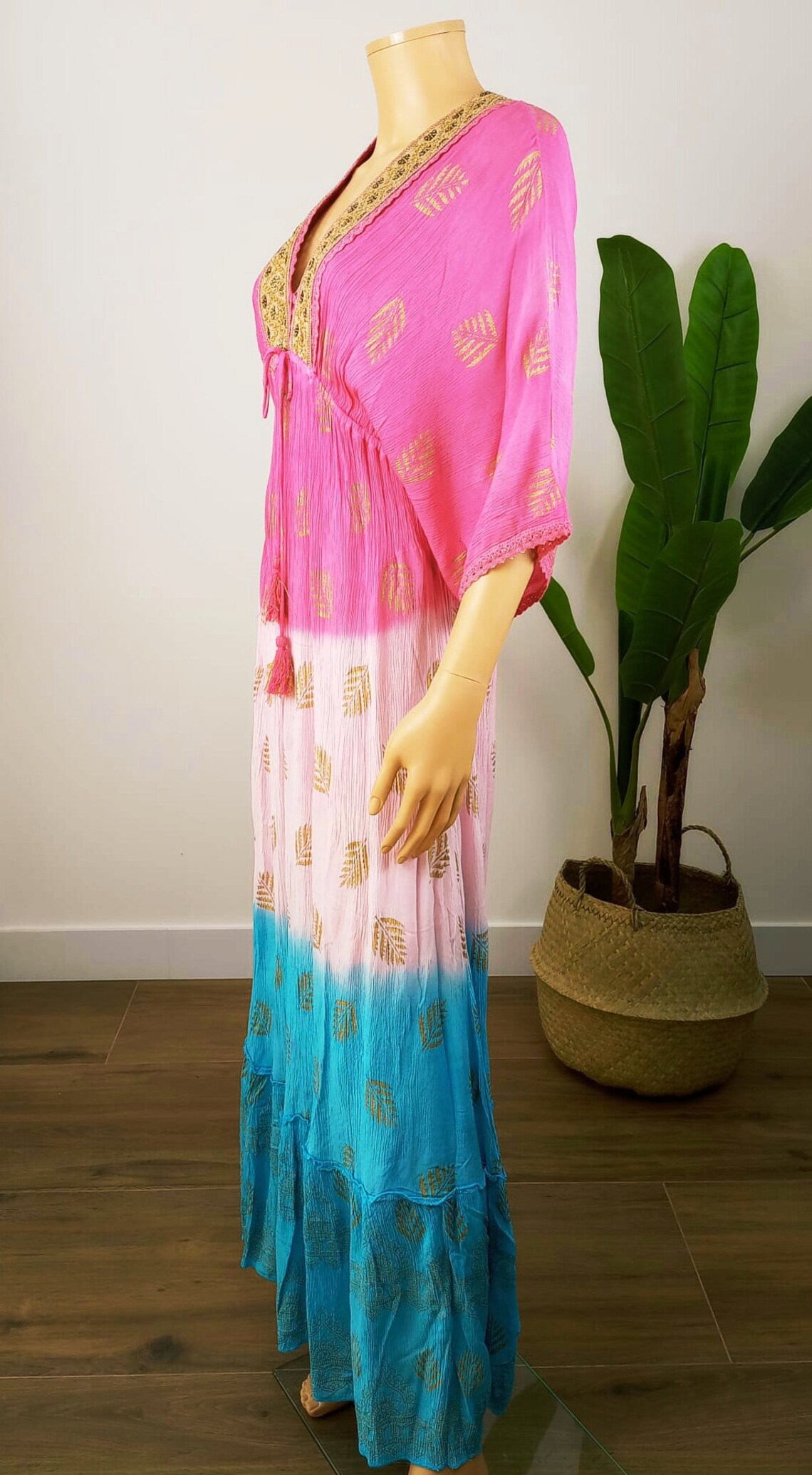 maxi boho kleid