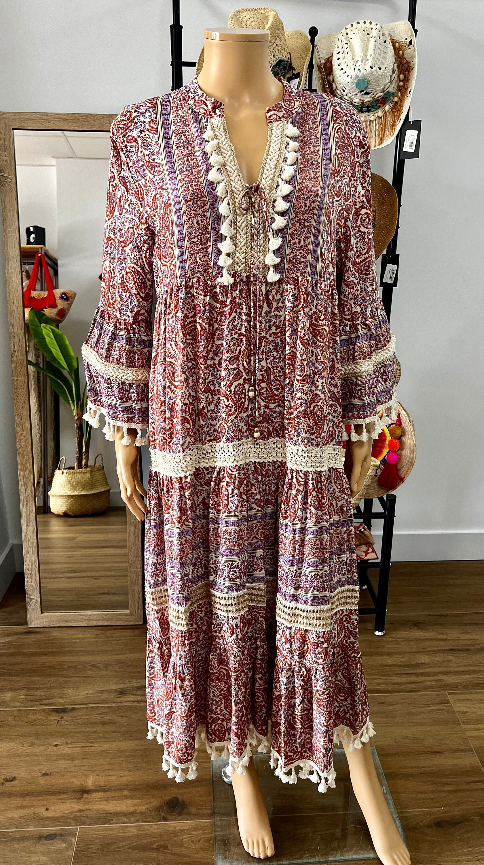 bohemian dresses etsy