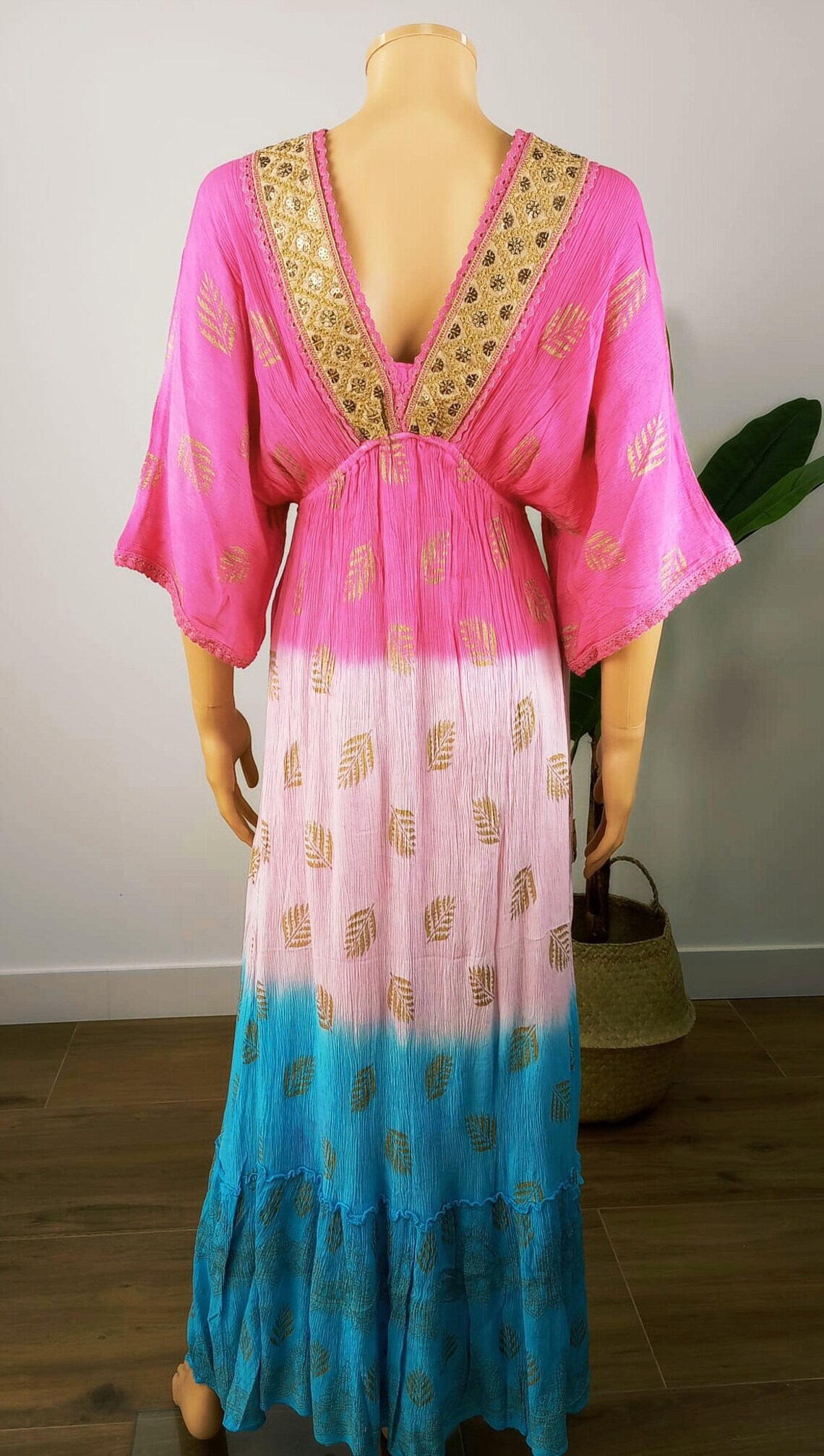 maxi boho kleid