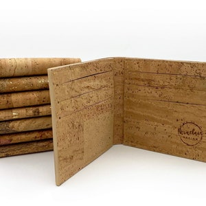 Cartera plegable de corcho - Hecha a pedido