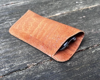 Caramel Cork Glasses Slip Case